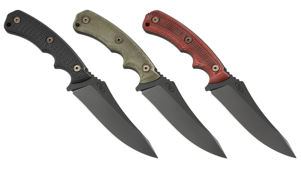 The VZ Grips Persian Fighter comes with various color handle scales.
