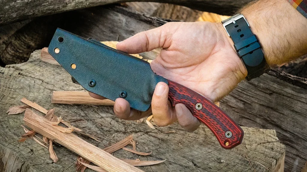 In camp, the VZ Grips Persian Fighter does real work.