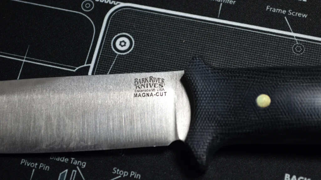 At the time of this writing, MagnaCut, used for the blade of the Bark River Knives Red Flag, seems to be the knife industry’s darling, and for good reason.