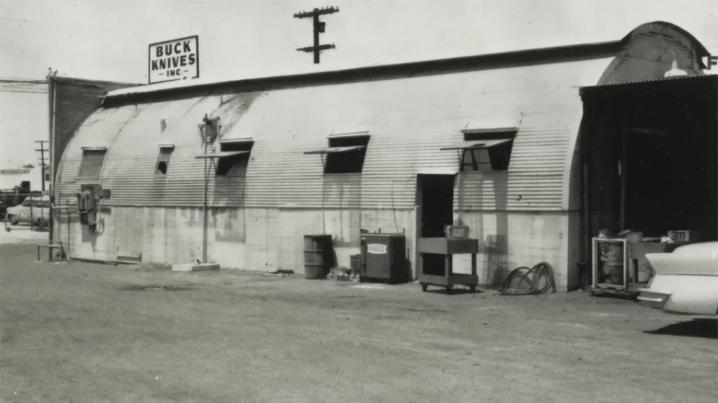 Buck Knives factory in Los Angeles, 1961.