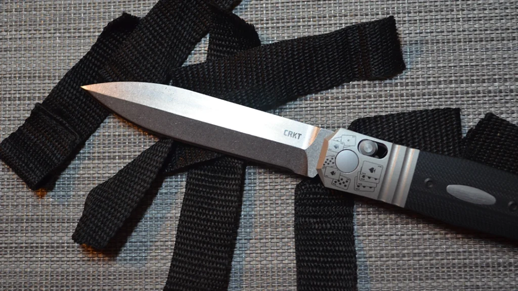 Cutting up a web belt was no trouble at all, even doubled up.