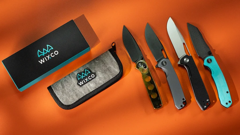 WIXCO Knives sent four models: Pexston, Ragnar, Drax, and Axor.