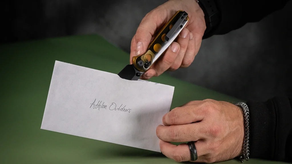 Boxes, tape, food prep in a pinch, it never felt under-knifed.