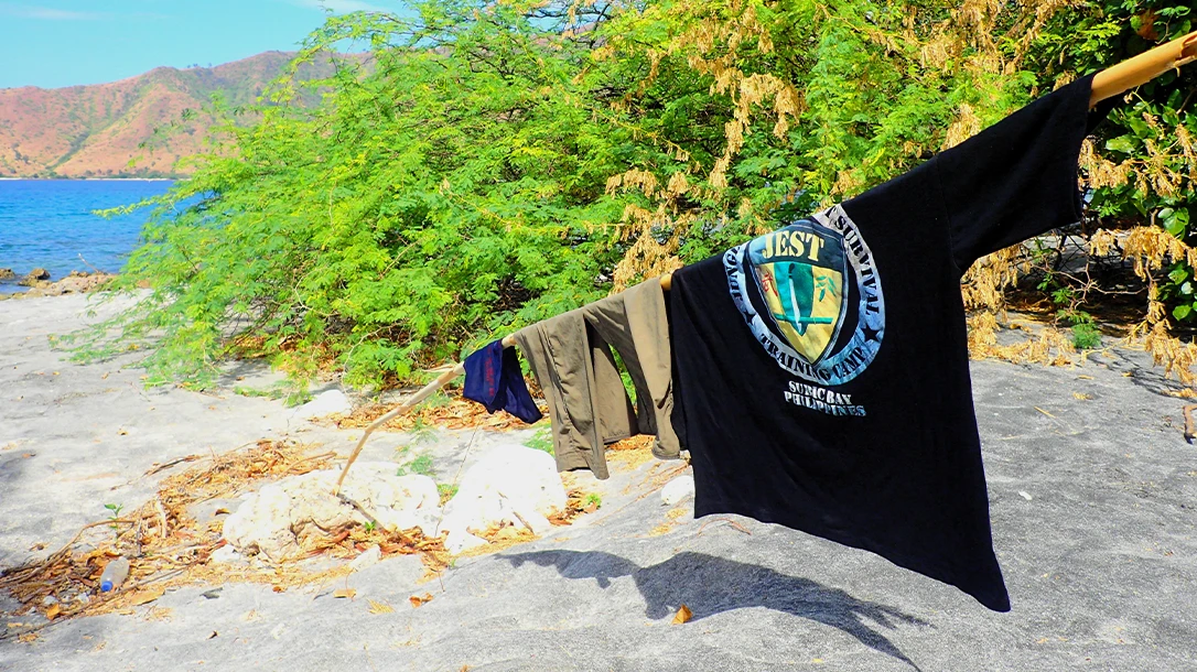 One of the best Hammocking Hacks is knowing how to set up a tarp for a dry hang, even under a Philippine storm cloud.