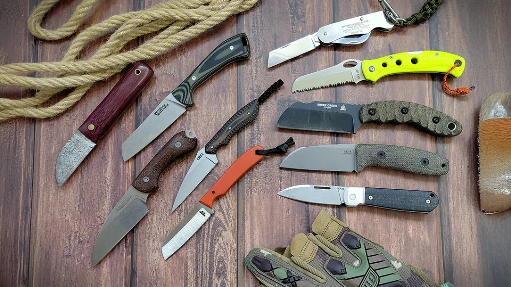 Sheepsfoot and Wharncliffe blades feature straight edges that prioritize control, precision, and clean slicing, reducing the risk of accidental punctures.