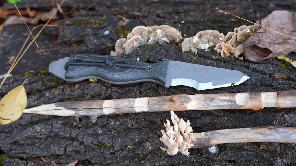 The blade feels lively and responsive in hand, excelling surprisingly well at carving.