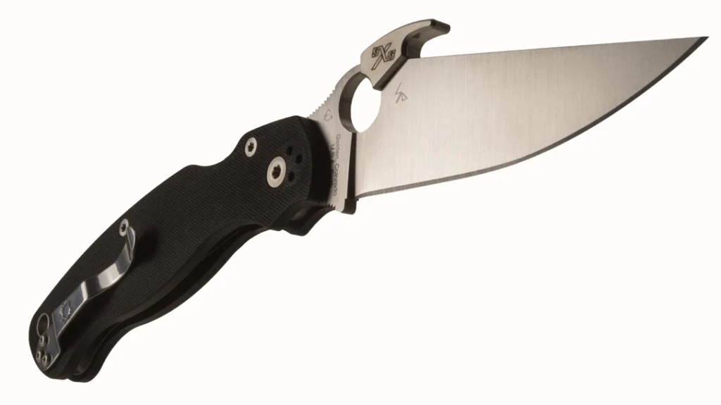 Pickpocket on Military 2: The Pickpocket on a Spyderco Military 2.