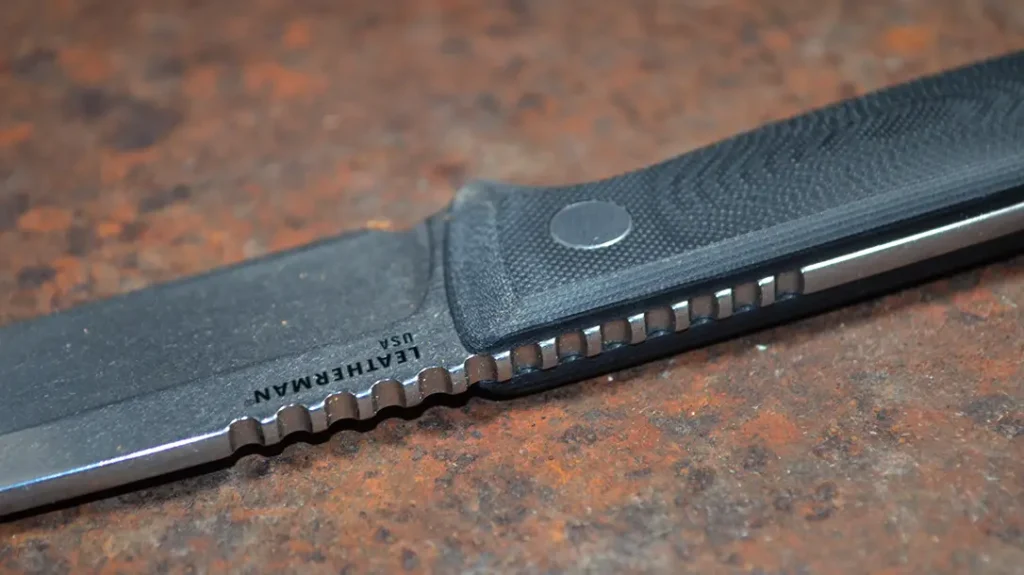 While not particularly aggressive, the jimping on the Trac isn’t comfortable under the thumb.