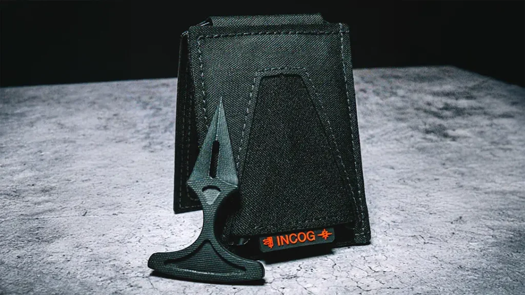 The TOOR Knives INCOG Wallet and Snake Doctor push dagger embody a balance of tactical innovation and minimalist design.
