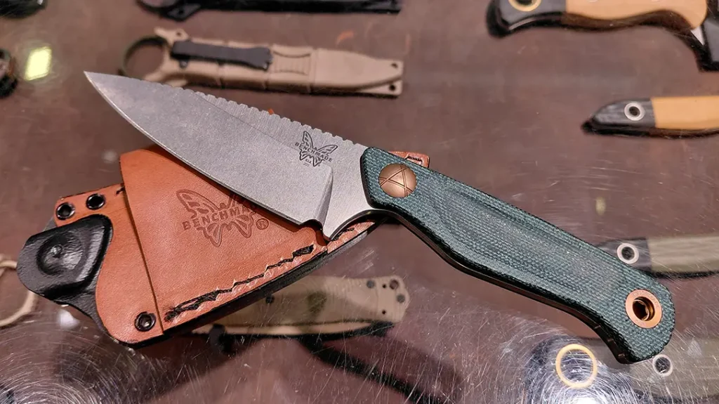 SHOT Show Bushcraft Knives: Benchmade Dacian.