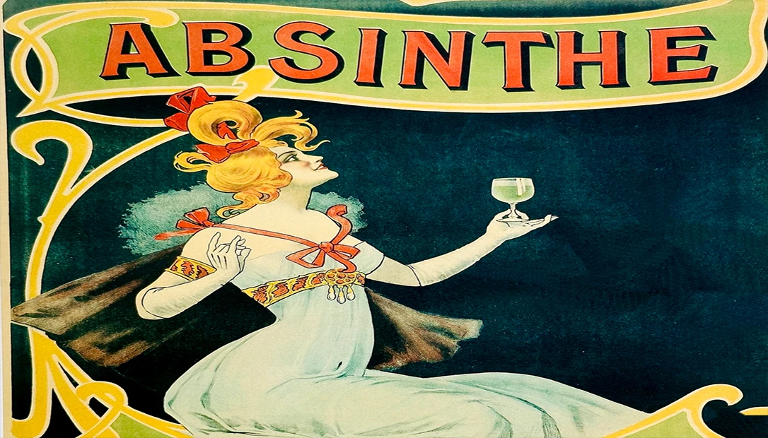 Vintage absinthe poster