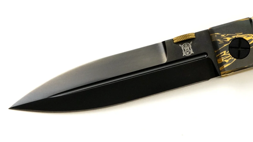 Offering a 3.75-inch spear point, the blade delivers a 3.625-inch cutting edge and sleek .159-inch thickness.