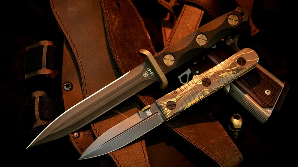 I personally like the hilt on models like the Spartan Blades Ek Dagger. However, Allen Elishewitz and Les George really captured the essence of the original pattern.