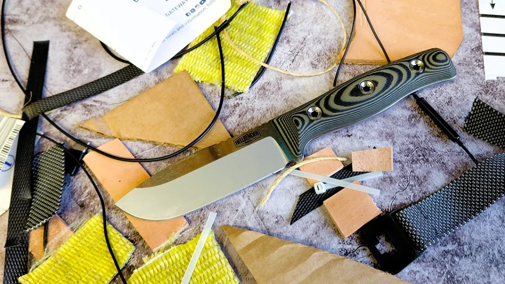 After all testing, the two blades from Hellbender Blade Co. stayed sharp and ready for more.