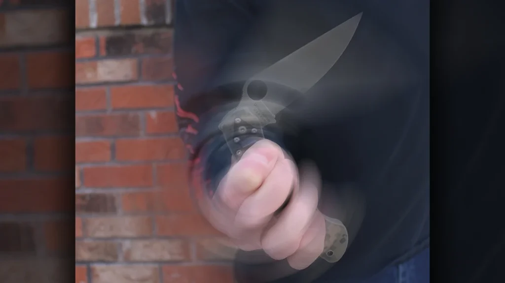 Inertial Folding Knife Opening: Getting Into the Fight Fast.