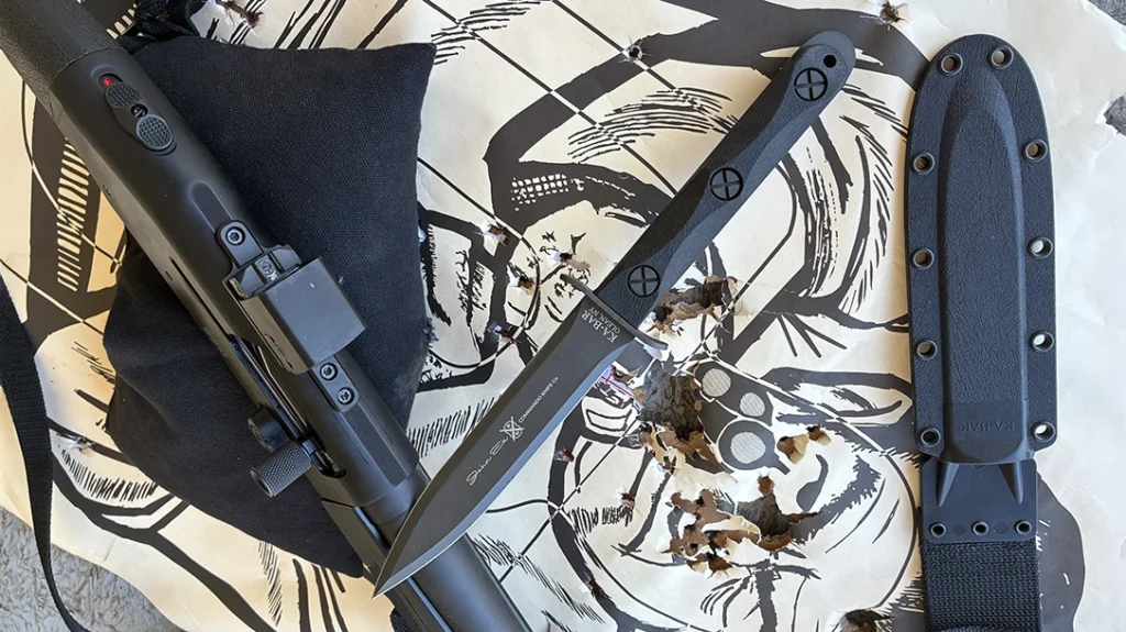 The KaBar Ek Model 4 Commando Dagger can be viewed in the same way as a combat shotgun, a nonsensical weapon supremely effective in the realm of close-range encounters.