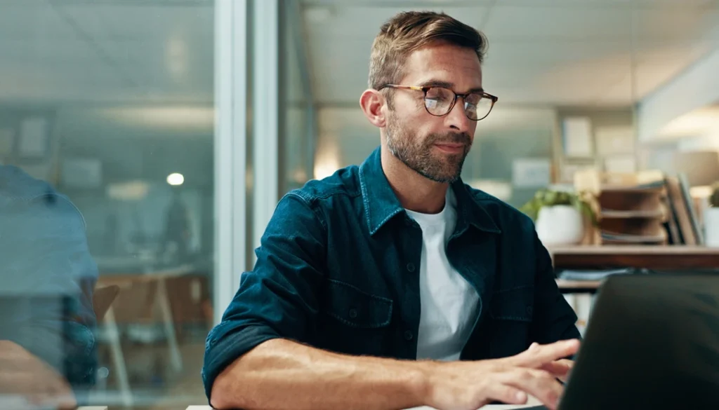 Person pushing through