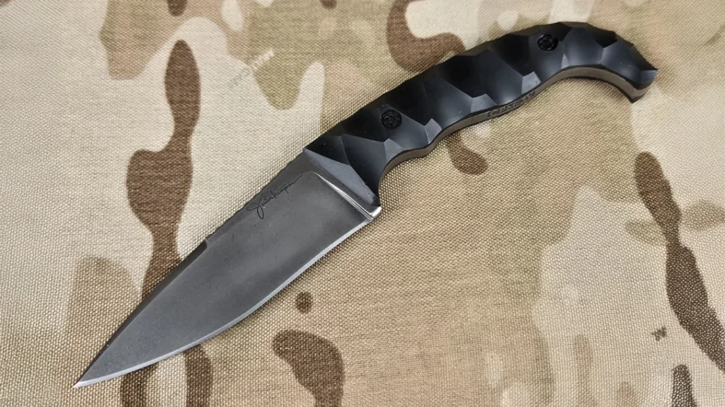 The Ghoul is a compact tactical knife from Justin Thompson Custom Knives in use by some of the military’s elite forces.