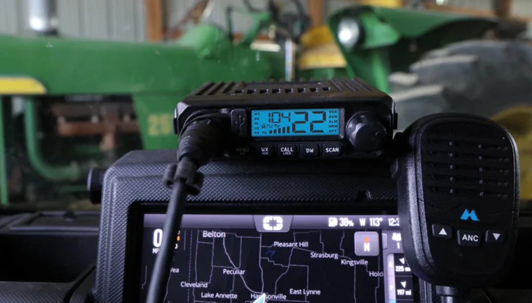 A GMRS radio is pretty handy out on the trail or the ranch.