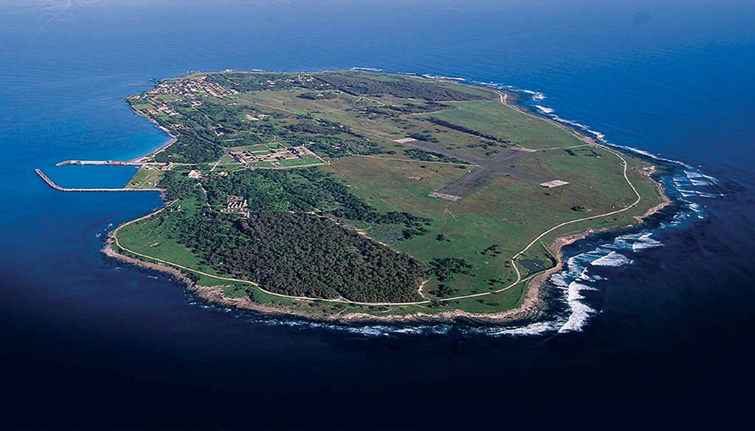 Robbins Island aerial shot.