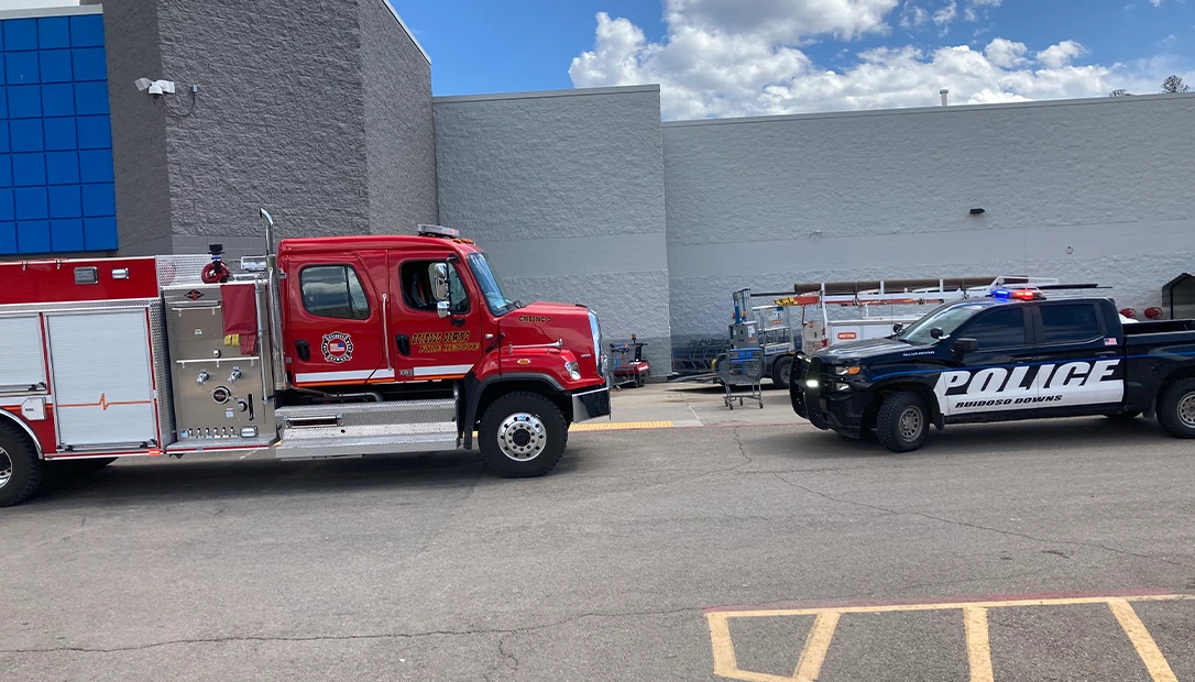 police and emergency vehicles