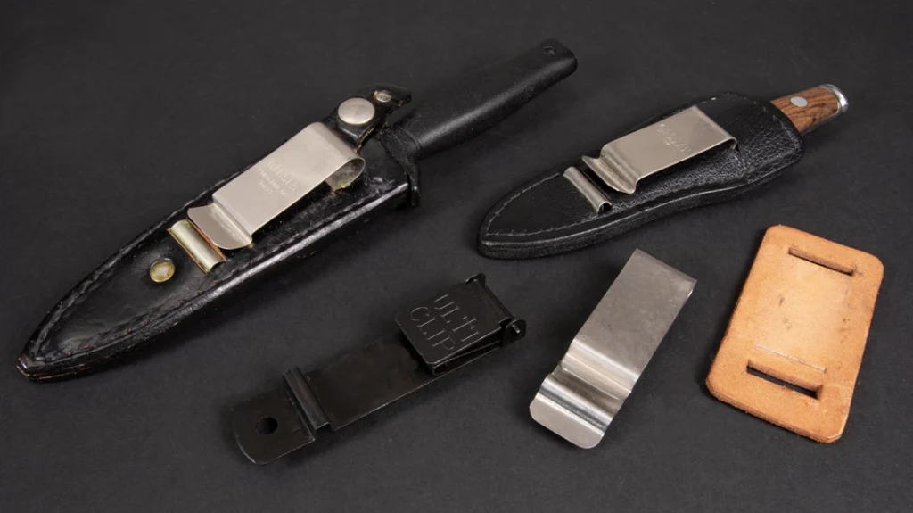 The original UltiClip—now referred to as the “Classic”—was designed to replace traditional spring clips like those used on old-school leather holsters.