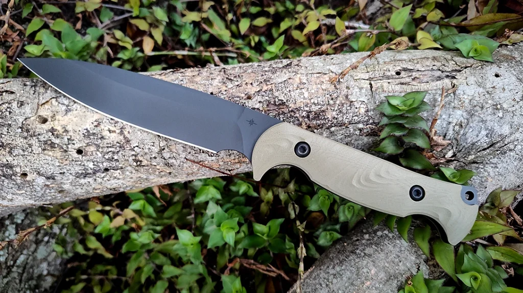 The Toor Knives TKOR-4.5 SERE Knife makes a great survival knife while out in the woods.