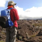 streamlined backpack on a long-distance hiking trail