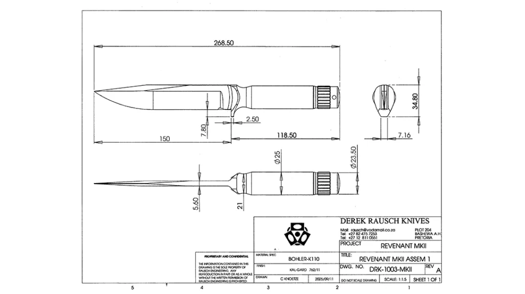 Schematic of the Revenant MK II from Derek Rausch.
