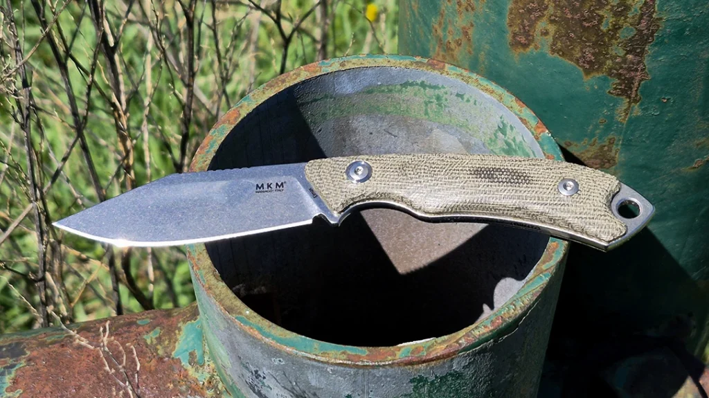 The MKM DCA Pocket Tango 4 is a great option for a fixed blade EDC.