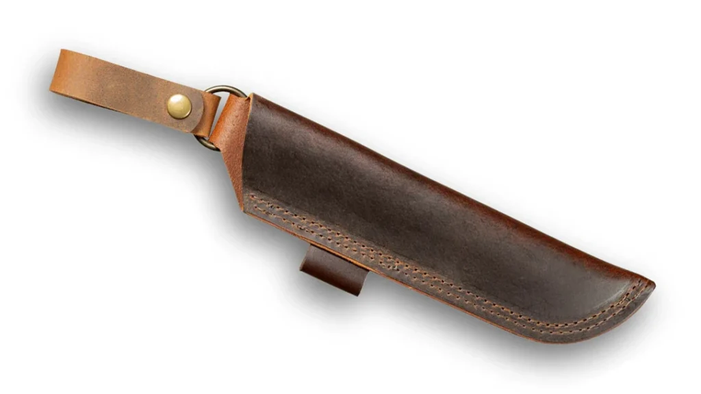 Reiff Knives Crazy Horse Leather Dangler Sheath.