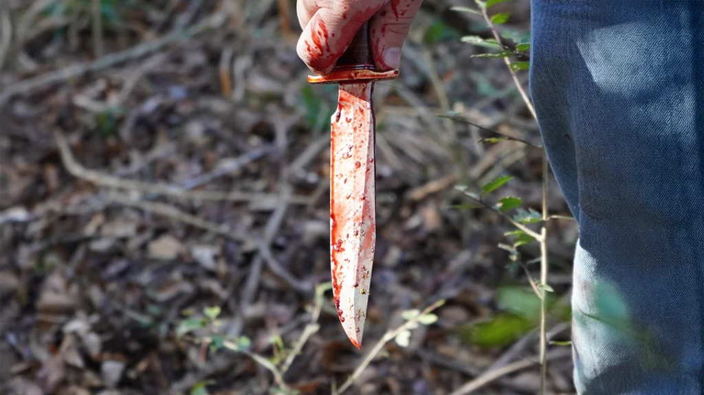 The author killed three pigs with the knife at his bachelor party in Texas a few weeks later.
