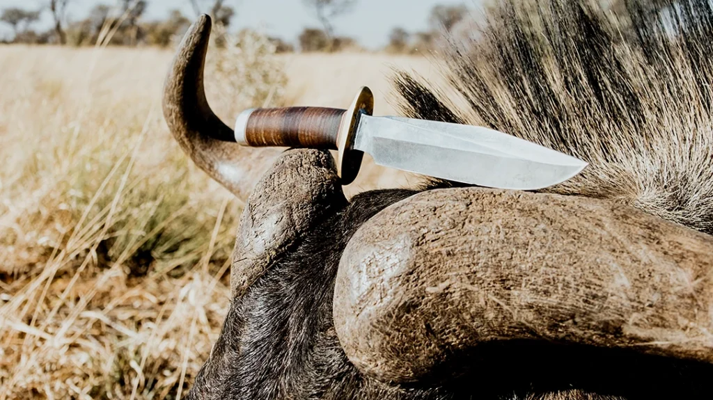 The Randall Model 1 has been at the author’s side on hunts around the world.