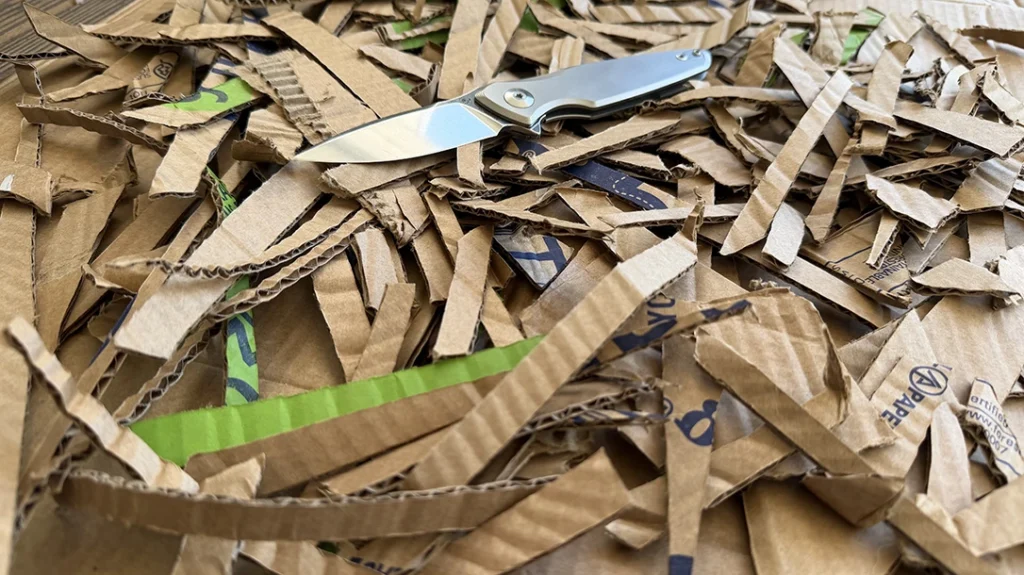 The author spent the following twenty minutes “whittling” the box into splinters of its former self.