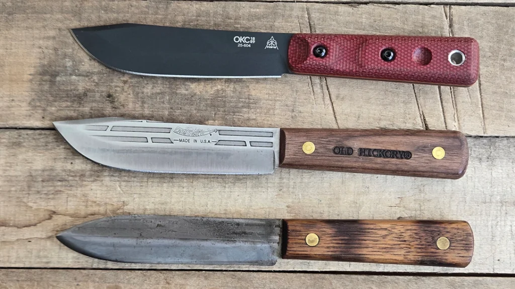 The TOPS Ontario XL Hunter with the original pattern and the author’s modified version.