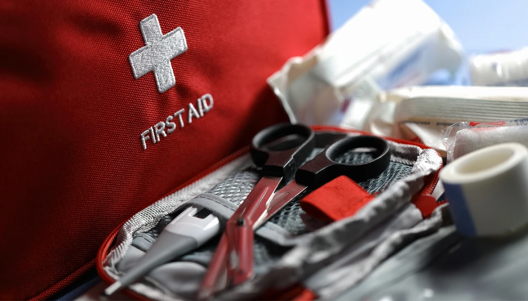a well stocked first aid kit