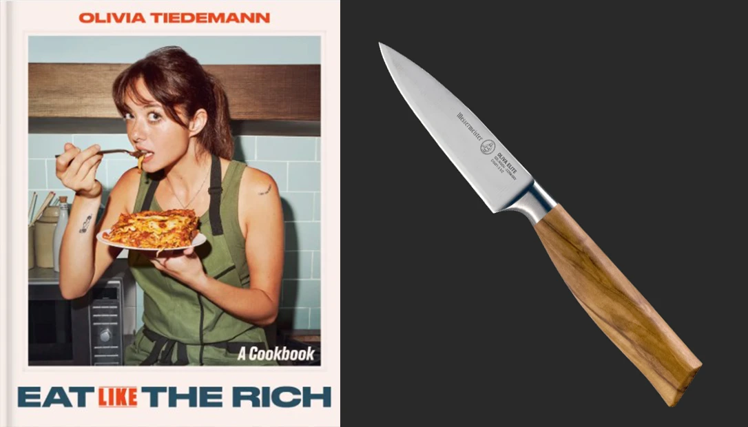 Olivia Tiedemann has a cookbook coming out September 2026.