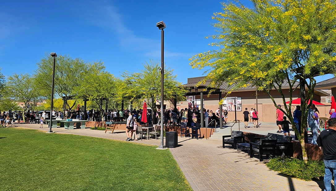 Large-scale reunification effort required rapid adaptation of space, flow, and supervision across the campus.