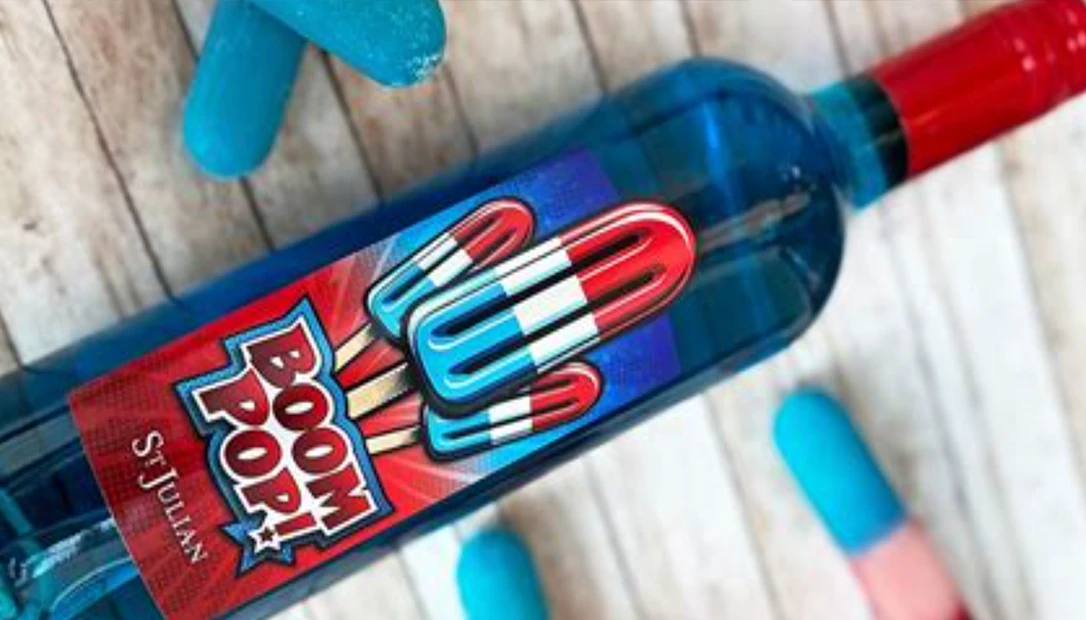Boom pop is a tasty wine.