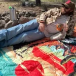 man outdoor on DryFox Blanket