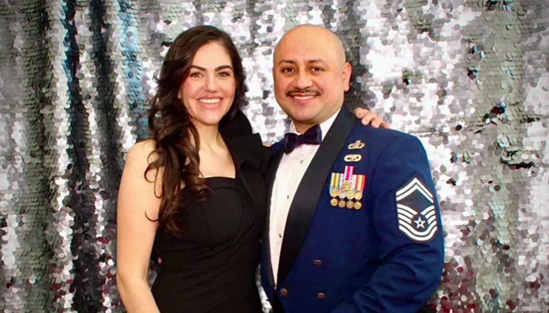 Chief Master Sergeant Edwin Portan at an official Air Force event