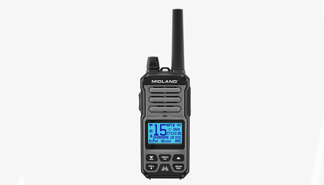 Midland GXT67 PRO 5-watt GMRS walkie talkie